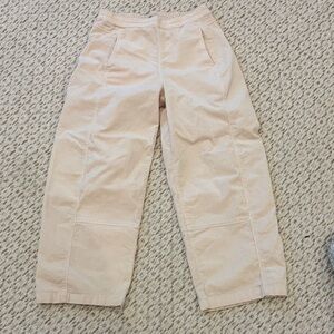 The Pilcro Izzie Relaxed Pull On Barrel Courduroy Pant